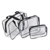 Transparent Beach Bag 3-piece Set (Large, Medium, Small) WC1C4FC