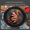 Round Korean Portable Non-Stick BBQ Grill Pan