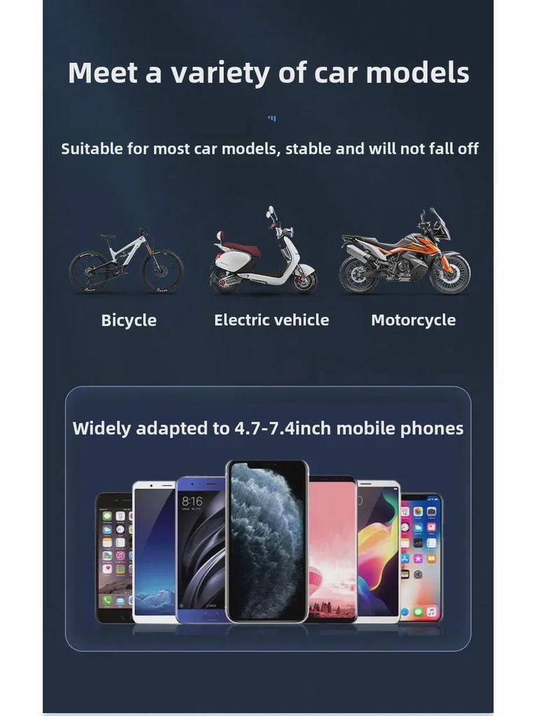 Wasserdichter Sonnenschutz Handyhalter für Helm, Motorrad, Fahrrad - Oktopus-Design