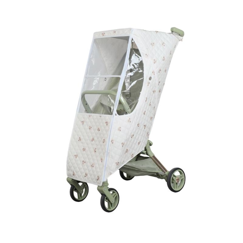 Individuelle Kinderwagen-Wetterhülle Atmungsaktives Design Einfache Anbringung Kinderwagen-Hülle Leicht zu tragen Kinderwagen Regenschutz