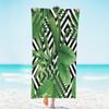 Skull Brightly Colored Flower Beach Towel, Large Microfiber Quick Dry Lightweight Pool Bath Towels Sand Free Beach Blanket for