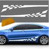 2PCS 78" Car Body Door Side Waistline Sticker Decals, Sports Racing Stripe Decals, Waterproof Vinyl Stripe Sticker Decoration For Car SUV Truck