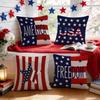 Independence Day Flag Cushions Pillowcase Polyester Cushion Cover Throw Pillow Pillowcover Home Car Sofa Decor