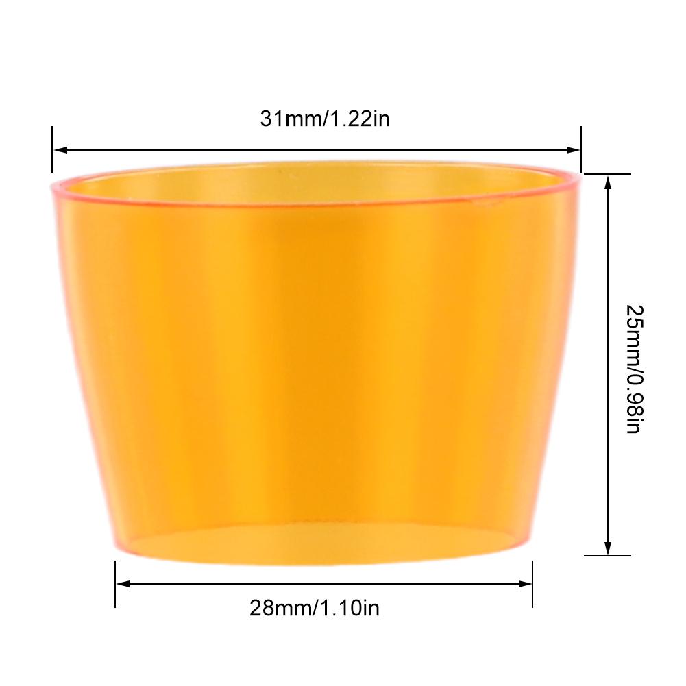 Orange Light Protective Cover Color Change Small Lampshade Plastic Camping Light Cover Lightweight for Camping Light