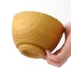 Kishu Lacquerware by Tsunoda Seibei Shoten, Grip Ball Large Wooden Soup Bowl, Nano Coating, Dishwasher Safe, Natural, WG-457466