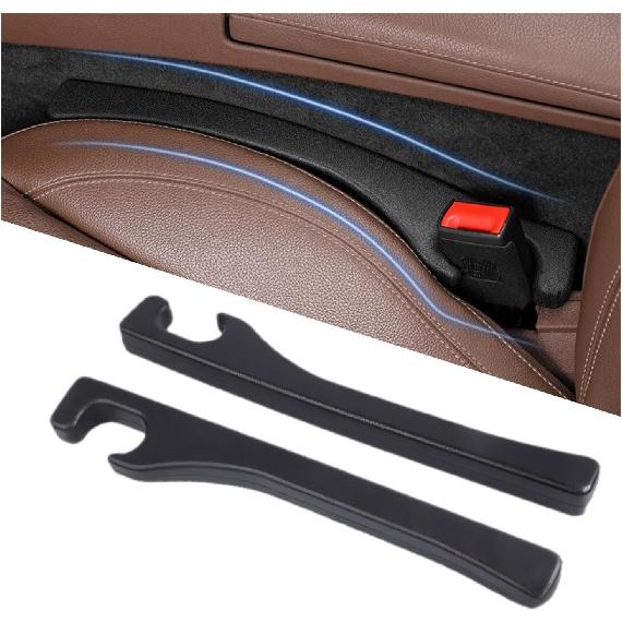 Car Seat Gap Filler 2 Pack, Universal Fit PU Leather Car Seat Gap Plug To Fill The Gap Between Seat And Console, Car Seat Crevice Blocker Stop Things