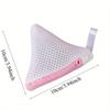 Set of 2 Zippered Laundry Bags/storage Bags for Socks and Small Items, Made of Durable Mesh Fabric.