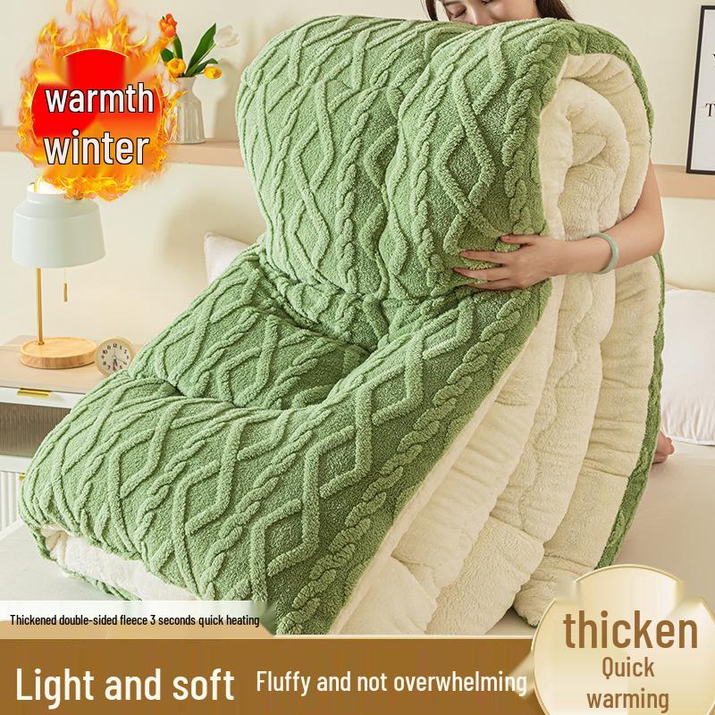Taffeta Velvet Lambswool Arctic Quilt - Thickened, Warm Winter Bedding