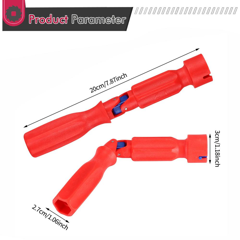 Llave de extracción de asiento de inodoro para el hogar Herramienta de fijación de tornillo de tapa de inodoro Llave para quitar asiento de inodoro Lavabo de baño