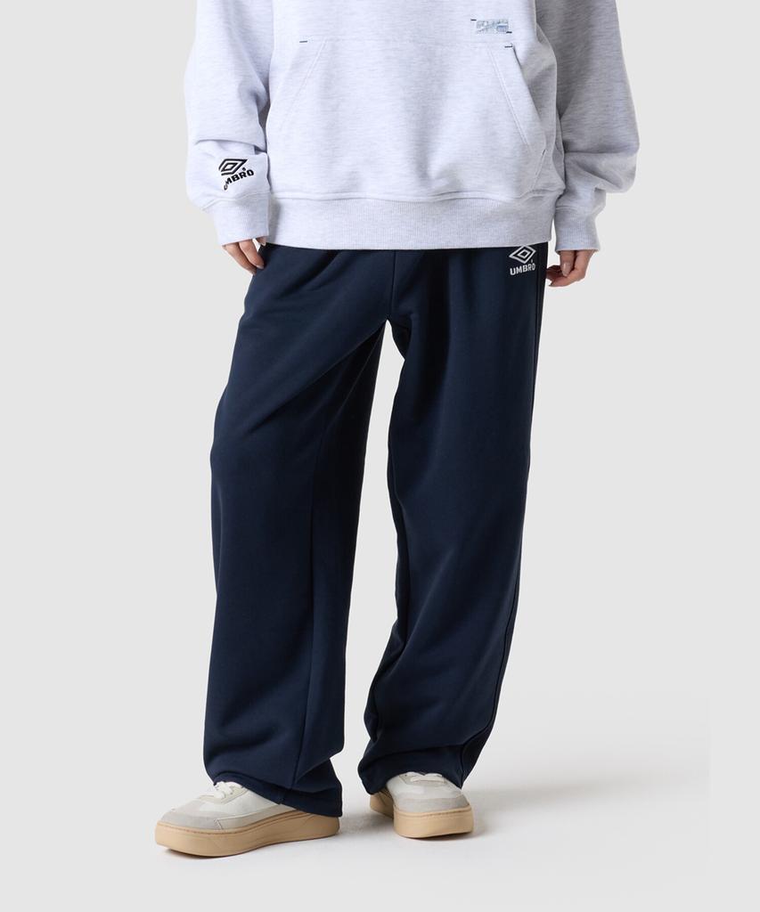 UMBRO Crispy Taslan Wide Straight Sweatpants Navy (Uq321Cfp91) (A Type)