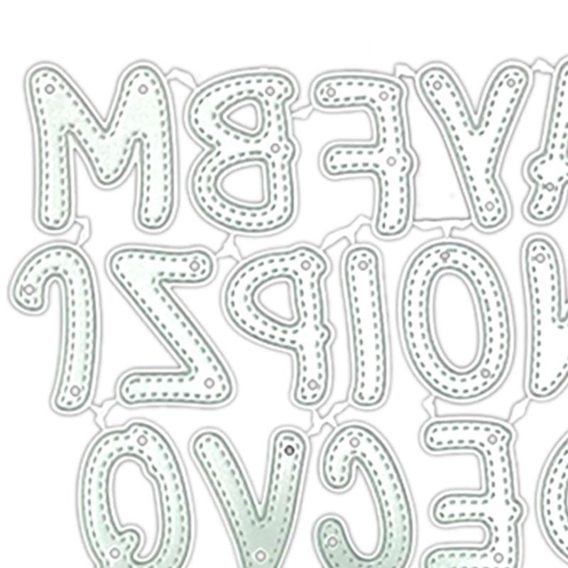 Letter Cutting Dies Alphabet Die Cuts Embossing Die Cuts Template for Kid Gift Card Making Scrapbooking DIY Album Crafts