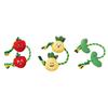 Bite-resistant Dog Plush Toy Knot Training Chew Dog Dental Cleaning Toy Builtin Squeaker Sound Making Dog Sound Squeaky Toy