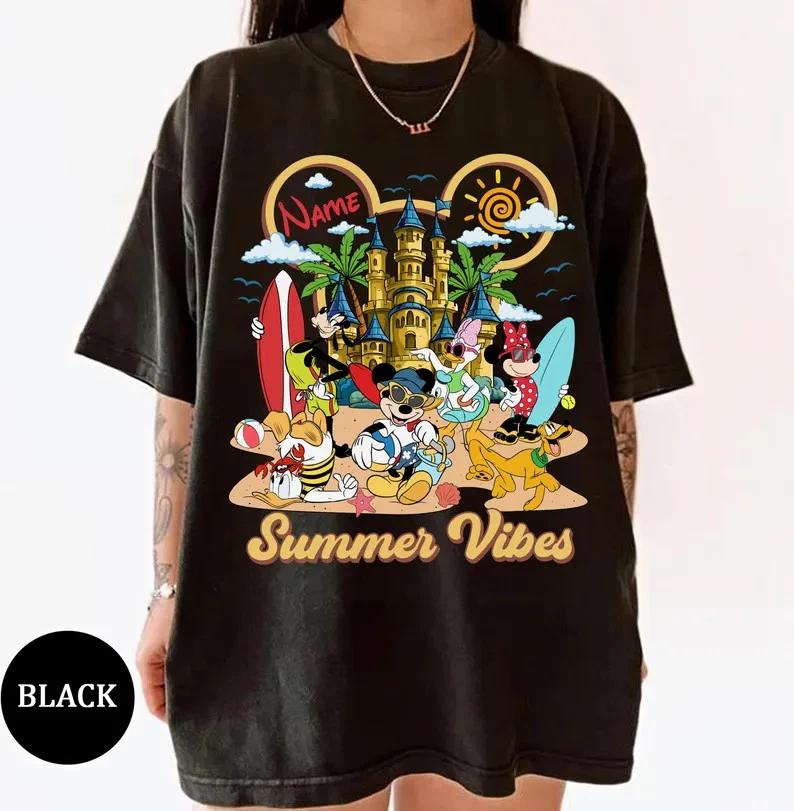 Personalized Mickey And Friends Summer Vibes 2026 Shirt Summer Break S