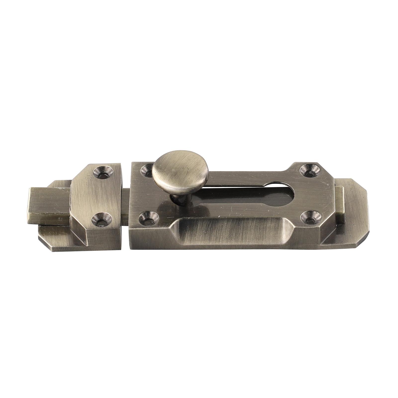 

Door Lock Slide Bolt Latch for Bathrooms Toilets Cabinets Internal Doors and Gates with Brushed Nickel Zinc Alloy Finish 3inch