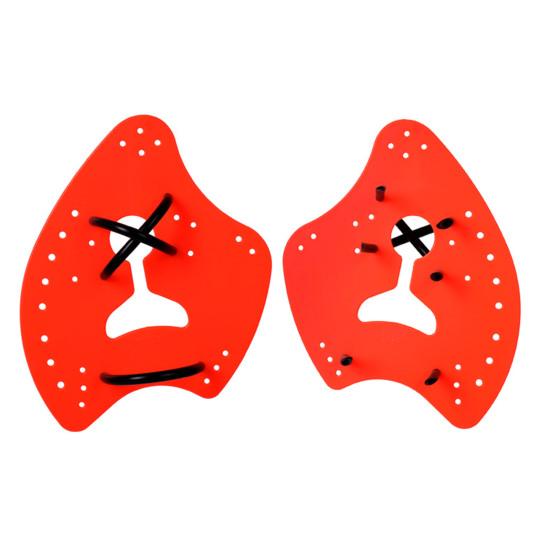 1 Pair Swimming Hand Paddle with Silicone Strap Holes Professional Kids Adults Beginner