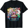 Camiseta Unissex Preta Jeff Dunham, Tamanho P, Manga Curta, Corte Clássico, Estampa de Desenho Animado, Design de Turnê Licenciado