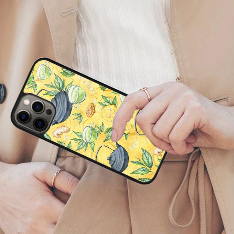 

Mediterranean Lemon Bumper Magnetic Phone Case For APPLE iPhone 17 Air 16 14 13 12 Pro Max 15 Plus Wireless With MagSafe Cover iPhone 14