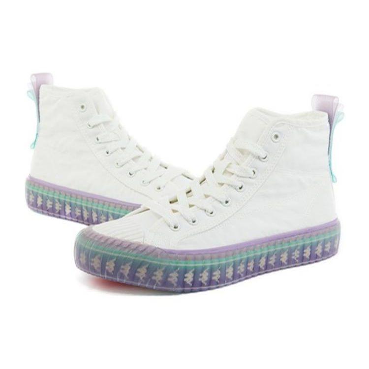 Kappa Casual Comfortable High-Top Skate Shoes Unisex Sneakers White Blue K0C45VS15-012A