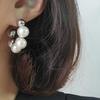 Women's Daily Big Pearl Earrings Dongdongdongring