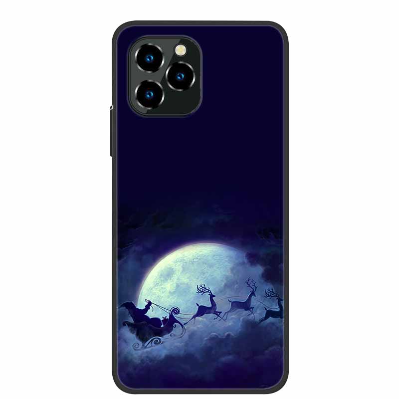 Phone Case For Oukitel C21 Pro Christmas Silicone TPU Soft Cover For Oukitel C21 Pro Coque Protector Bumper OukitelC21 Elk Funda