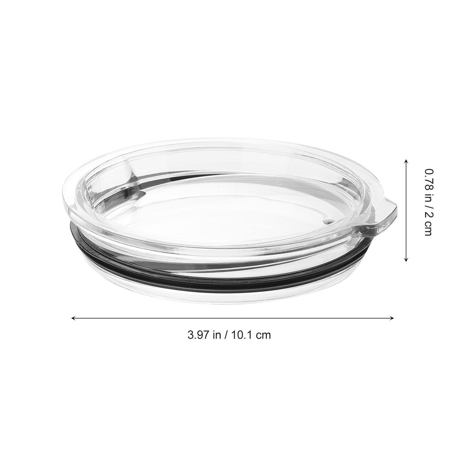 

4Pcs Premium Tumbler Lids Airtight Reusable Cup Covers for 20Oz Tumblers Mugs Bottles Leakproof Heat Retaining Replacement Lids