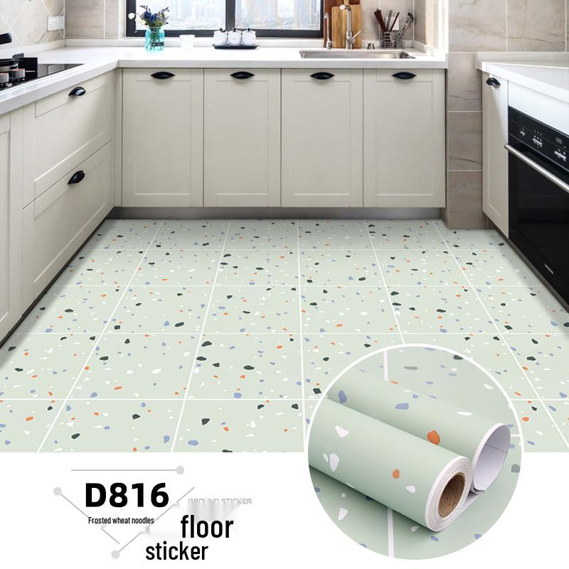 Thickened Waterproof Self-Adhesive Floor Tiles for Bathroom Renovation