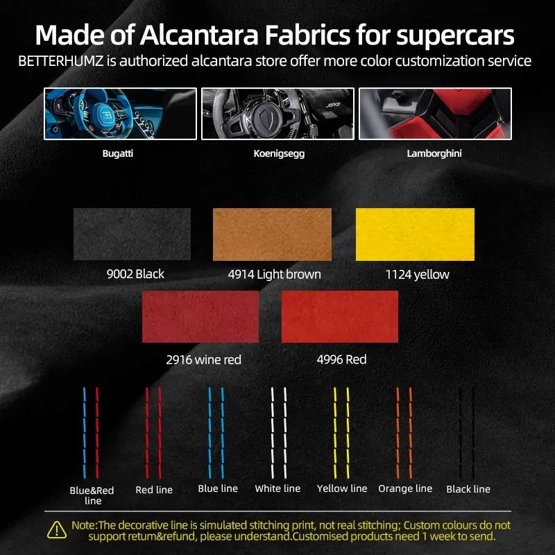 Betterhumz Auto Schaltknauf Abdeckung Zierleiste für BMW F20 F30 F10 F31 F32 F36 F34 F22 X3 X4 X5 X6 Wildleder Panel Innenzubehör