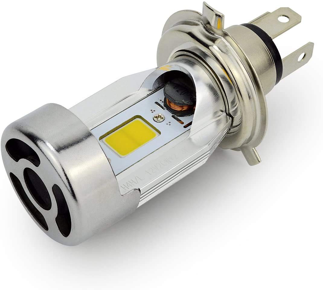 

Светодиодная фара для мотоцикла MOTOSTAR, переключаемая H4 HI/LO, светодиодная лампа HS1, 6000K, высокая яркость, 2000LM