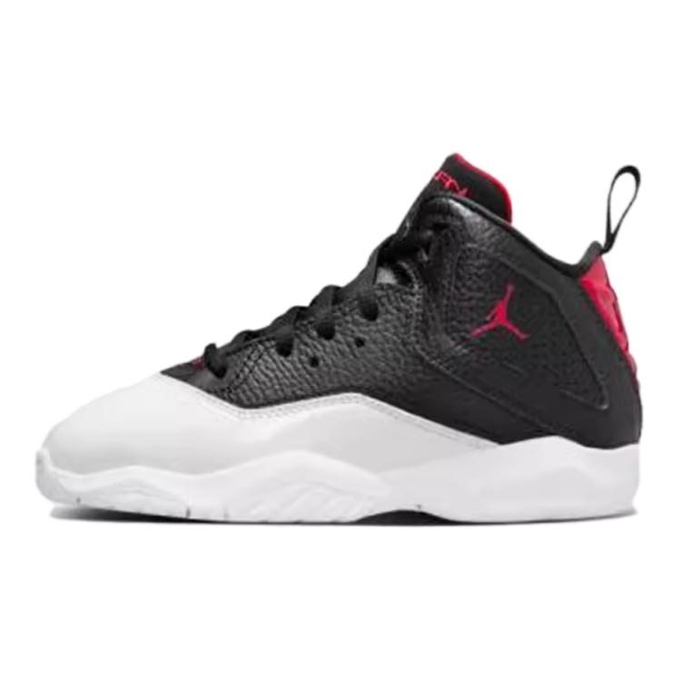 Jordan BLoyal Comfortable Non-Slip Shock Absorbing Wear-Resistant Mid-Top Basketball Shoes Kids sneakers Black White CK1426-016