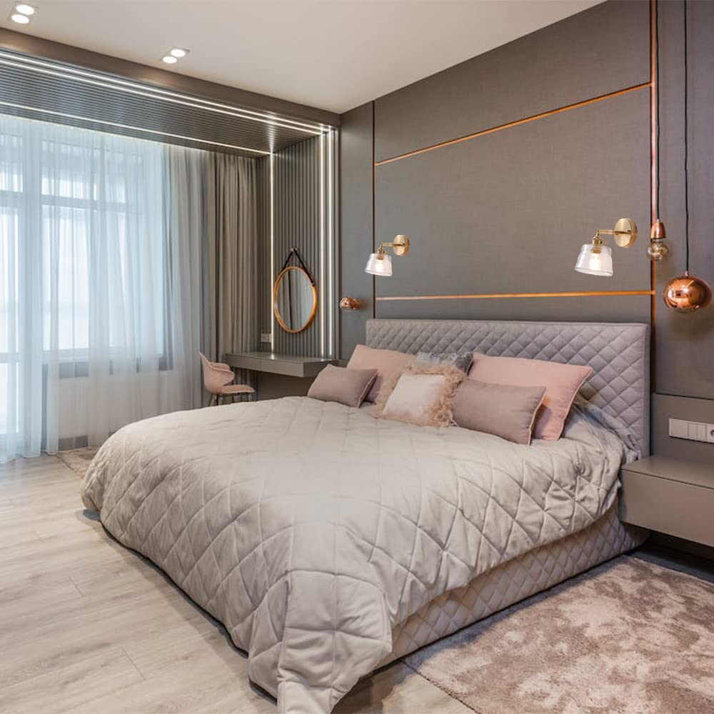 Bracket Light, Wall Light, Porch Light, Modern Wall Lamp, Glass Wall Light, LED, Bedside Light, Nordic Style Lighting Fixture, Entryway Light,