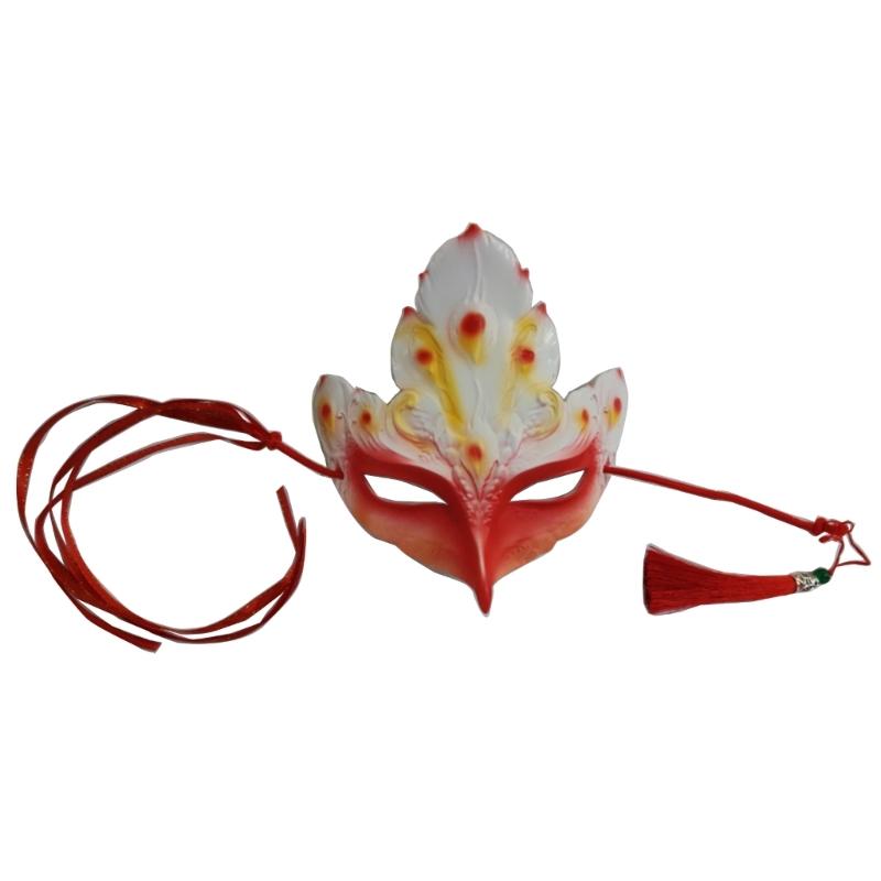 

Masquerade Adult Half Face Mask Sexy Funny Dress Chinese Style Adjustable Mask for Halloween Carnivals Night Club 1