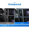 Carbon Fiber Center Console Screen Display Cover Multimedia Control Side Sticker for Infiniti Q50 2013-2022 Interior Accessories