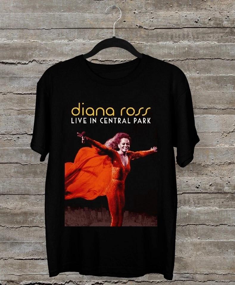 

NEW Diana Ross Live In Central Park Black All Size Unisex Shirt 4XL