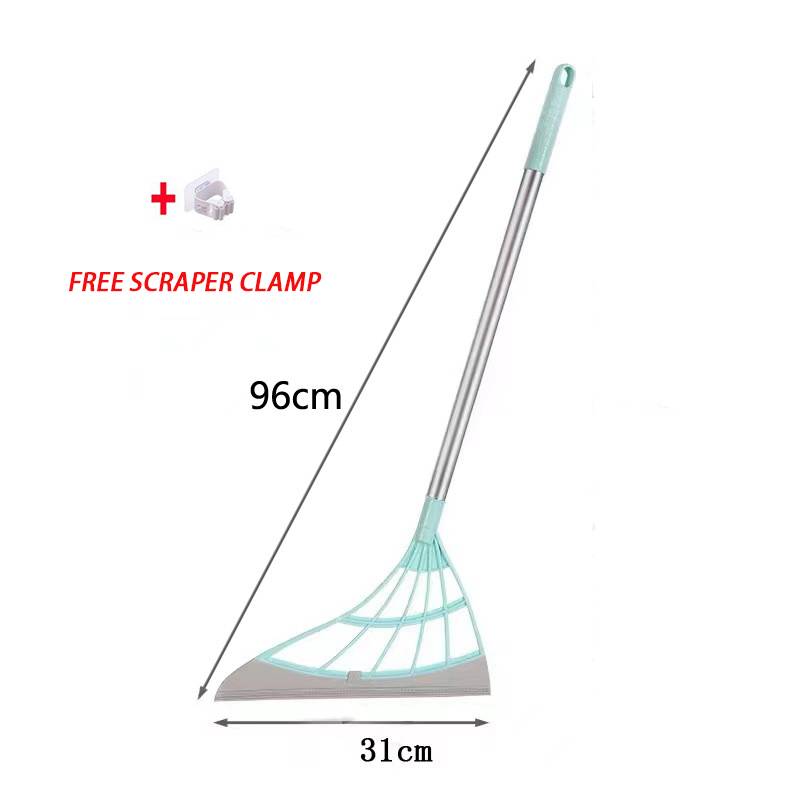 Silicone Magic Rubber Broom Mop Hand Dust Brooms Home Floor Cleaning Squeegee Wiper Toilet Bathroom Mops Witches Tools