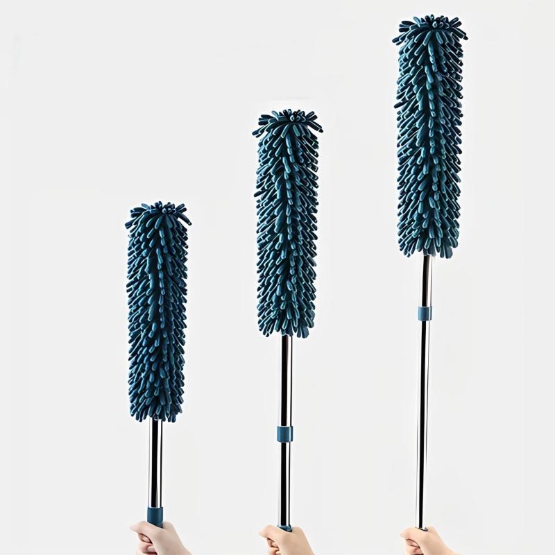 Extendable Dusting Mop Multifunctional Scratch Resistant Duster for High Ceiling Blinds Car Exterior Cleaning