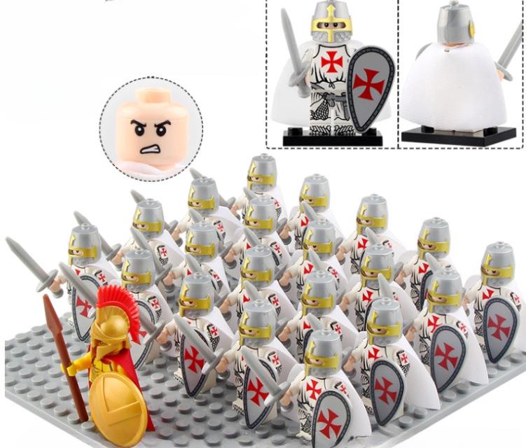 Spartan Warrior Toy Set: 21-Piece Roman Warrior Series for Kids
