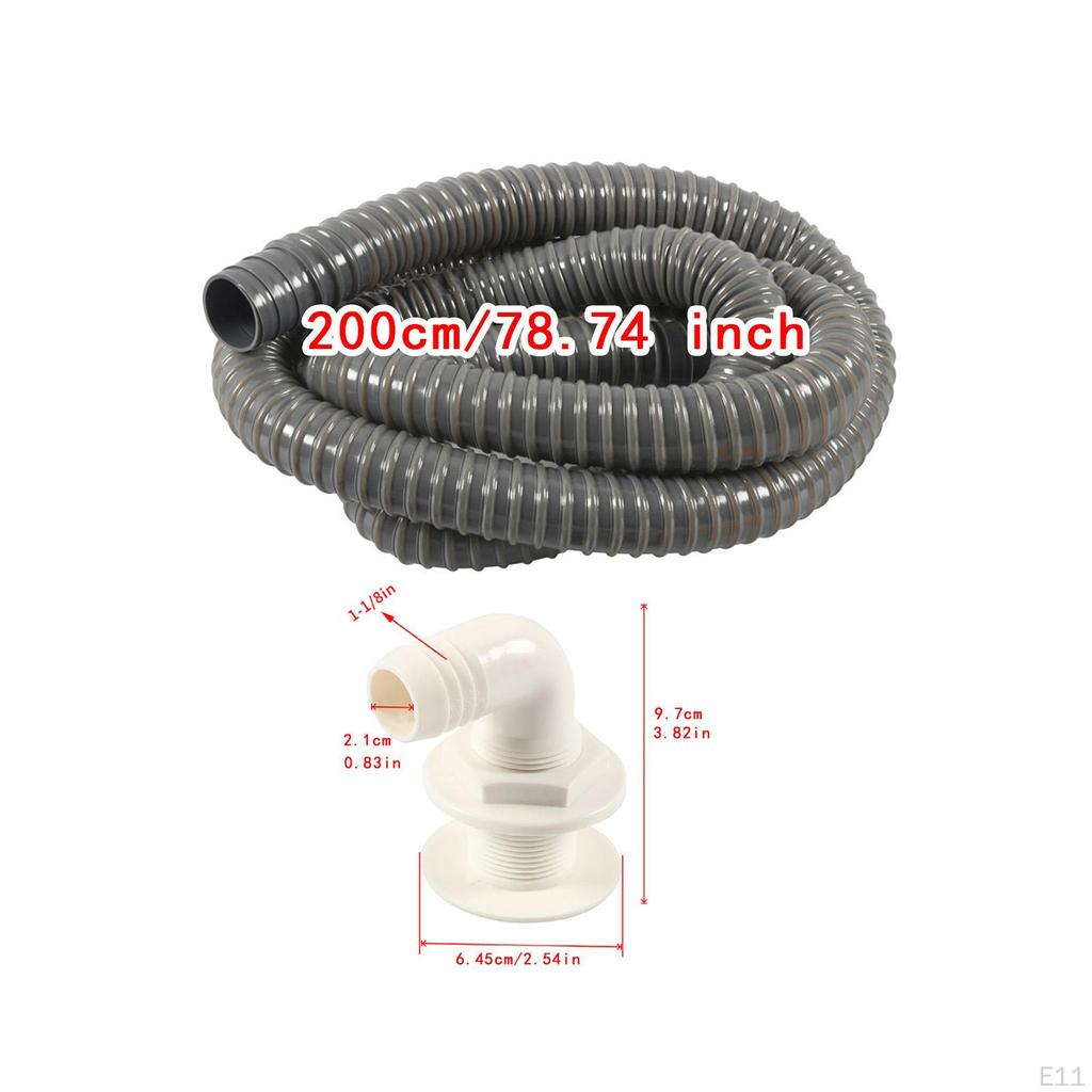 90-Grad-Rumpfdurchlass-Skimmer Praktischer Ersatz für Boote Yachten