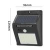 Nufeng Solar Powered Triangle Wall Lamp