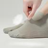 Pure Cotton Women's Summer Thin Antibacterial Breathable Pure White Boneless Socks Camellia Essential Oil Deodorizing Short Socks