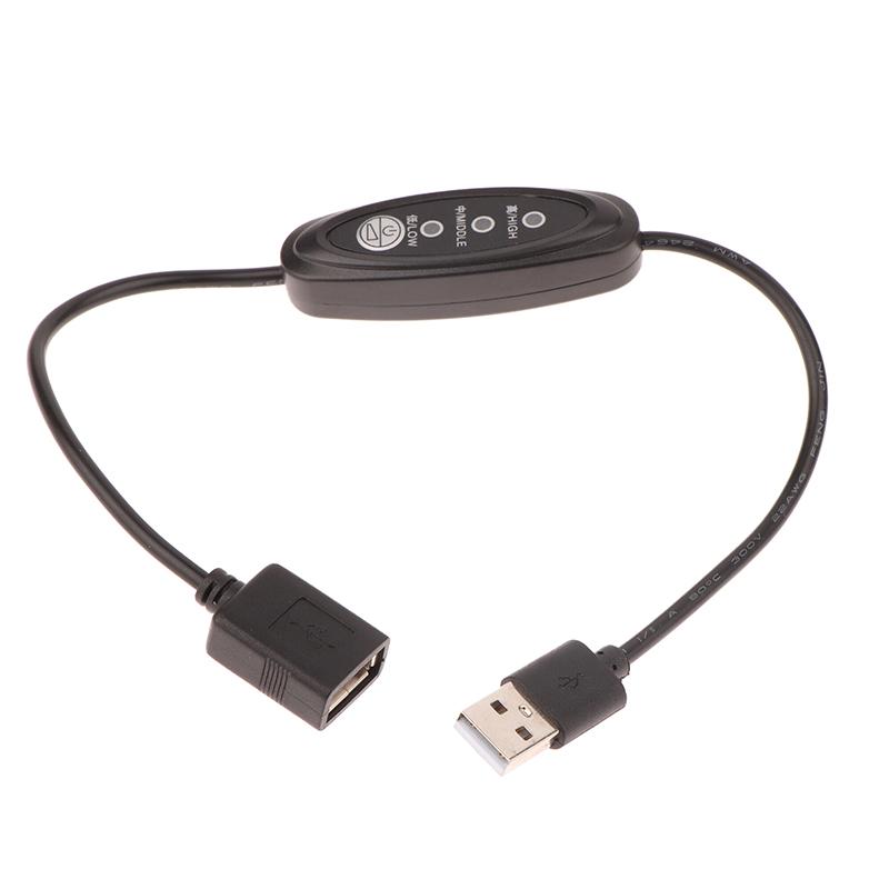 1 Piece Electronic 3 Speed Adjustable Regulator Switches Dc/Usb 5V Speed Controller Switches For Fan Blowers Speed Control