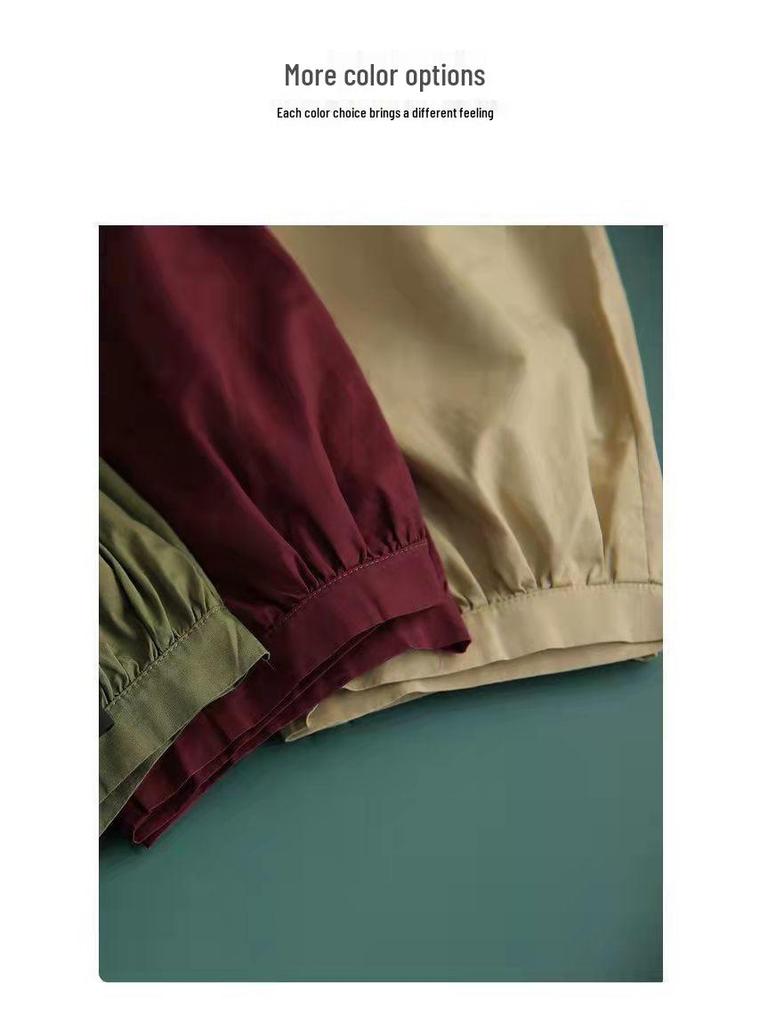 Women's Pure Cotton High Waist Lantern Pants - Casual, Loose, Ankle-Length, Plus Size, Summer Slimming Korean Style Harem.
