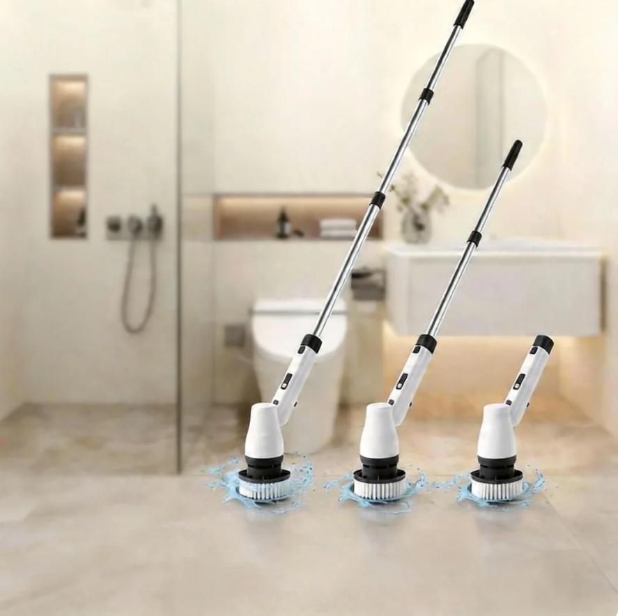 Electric Cleaning Brush For Bathroom Floor Hair Removal Water Squeegee Efficient Cleaning Rechargeable Electric Cleaning Brush