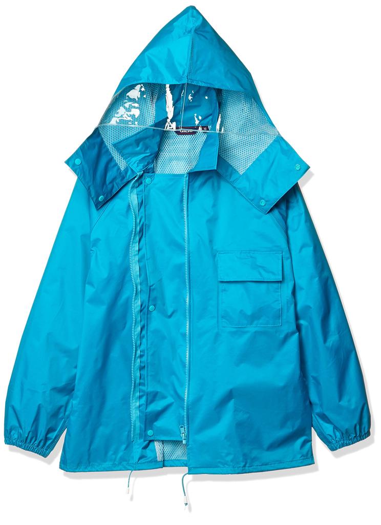 Kajimeiku Select Rain Suit, Turquoise, Japan, LL (equivalent to Japanese size 2L)