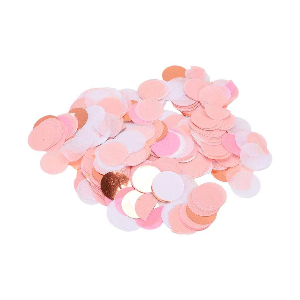 Round Confetti 2.5cm 30g Colorful Tissue and Foil Confetti Dots for Wedding Birthday Party Decoration 30g