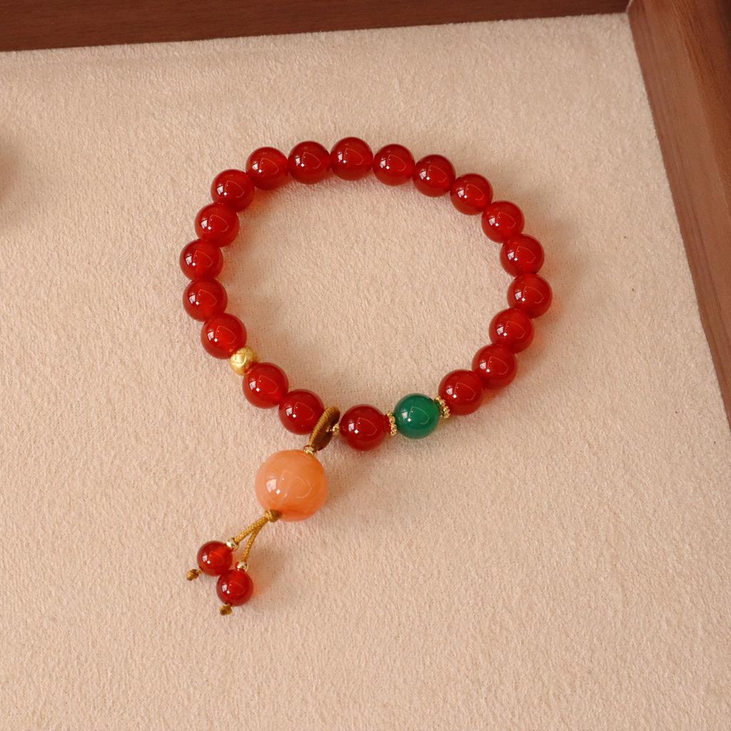 Original Design Natural Agate Bracelet Fashion Women Daily Jewelry Lucky Gift