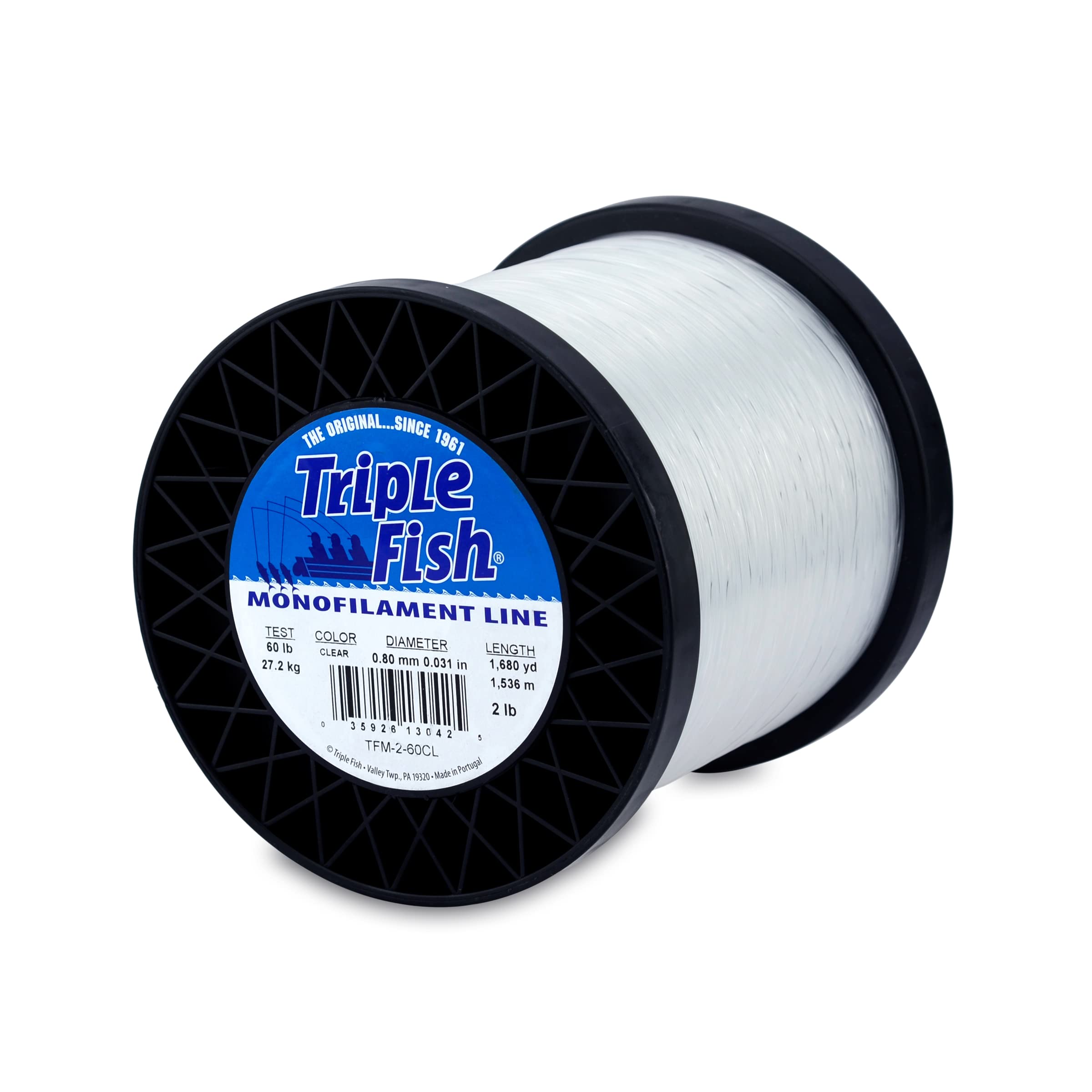 

Triple fish monoline clear