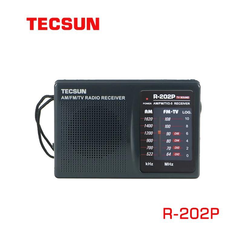 

Кишеньковий FM/AM радіоприймач Tecsun R-202P з функцією радіо для кампусу Standard