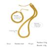 Stainless Steel Chunky Chain Necklace for Women, Gold Plated Vintage Retro Hypoallergenic Durable Jewelry Gift