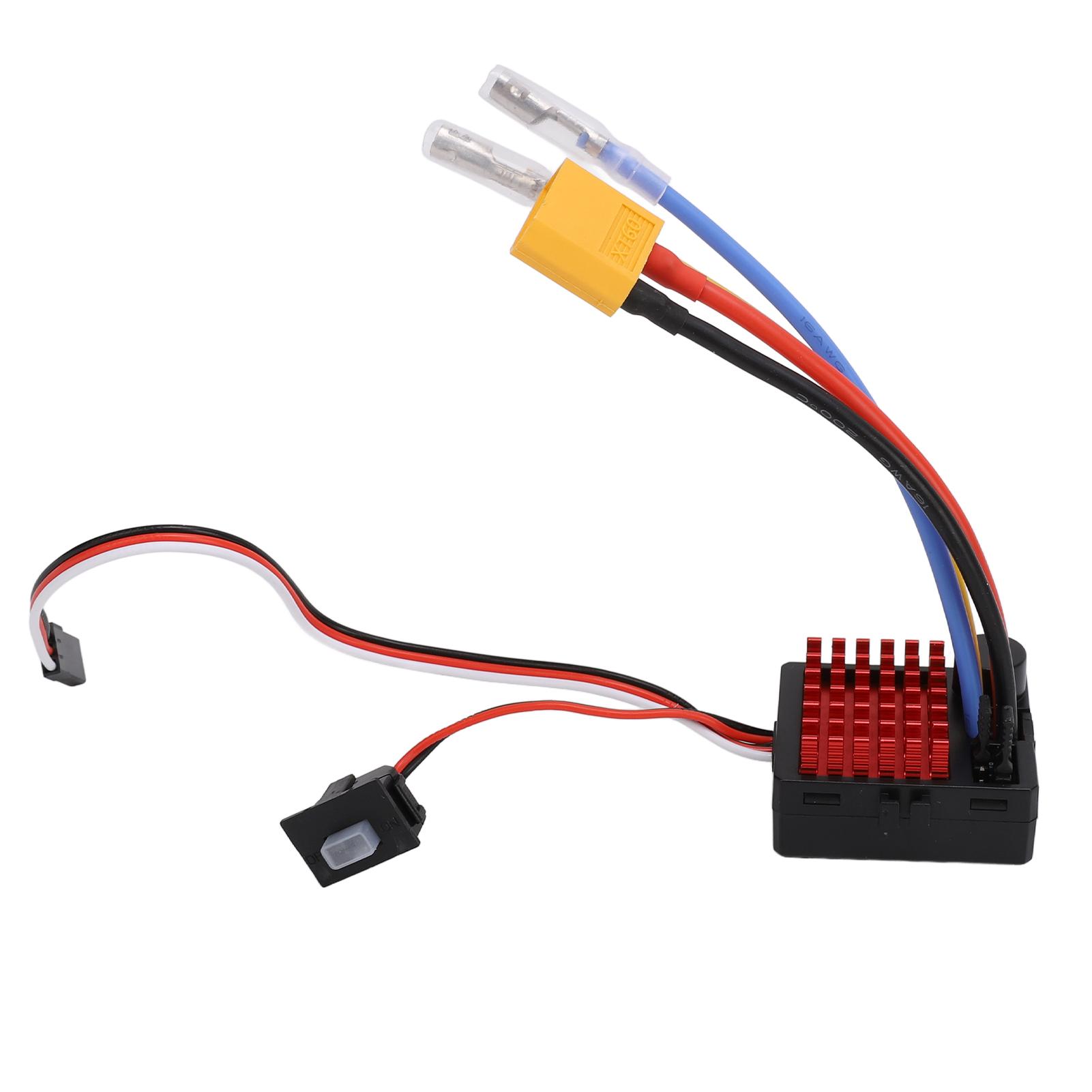 

60A ESC 3 режими Щітковий Водонепроникний Роз єм XT60 Електронний регулятор швидкості для D90 для HSP для Redcat