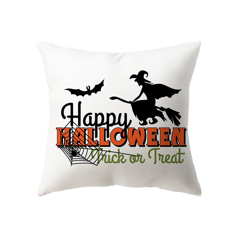 Alphabet Halloween Theme Pillow Cover Sofa Cushion  Holiday Gift Party Decoration Home Decor